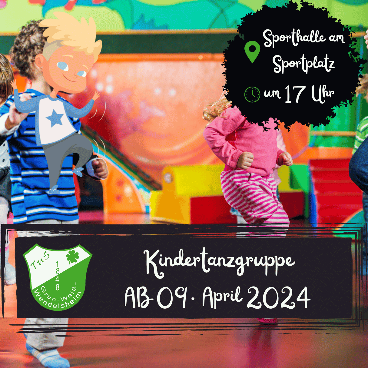 Read more about the article NEU! Kindertanzgruppe ab April 2024